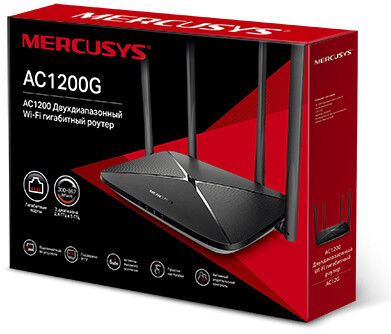 Беспроводной маршрутизатор (роутер) Mercusys AC1200G