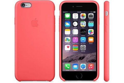 Чехол Силиконовый Original Silicone Case iPhone 66s Pink