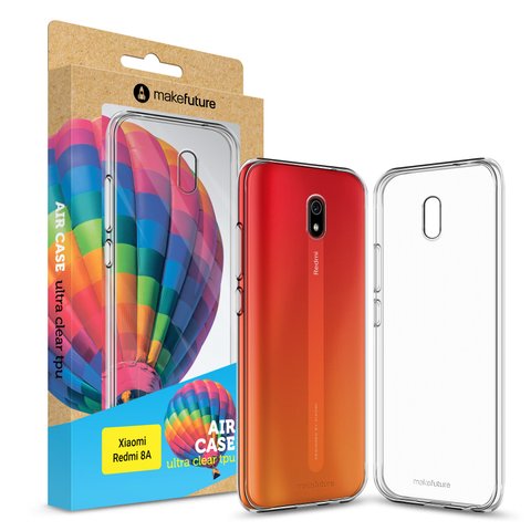 MakeFuture Накладка Xiaomi Redmi 8A Air (Clear TPU)