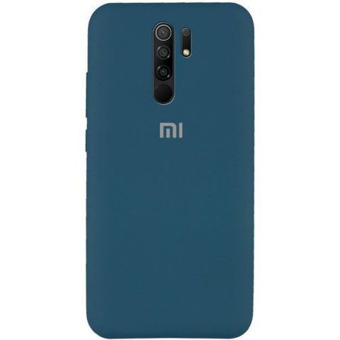 Чехол Original Silicone Case для Xiaomi Redmi Note 8 Pro Denim Blue (10)
