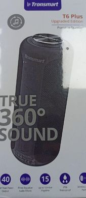 Портативная колонка Tronsmart Element T6 Portable Plus Bluetooth Speaker Black