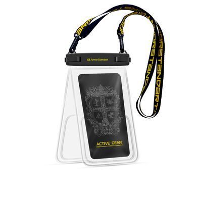 Чохол для смартфона ArmorStandart Водонепроникний чохол Сapsule Double Pockets Black (ARM84415)