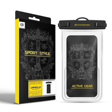 Чохол для смартфона ArmorStandart Водонепроникний чохол Сapsule Double Pockets Black (ARM84415)