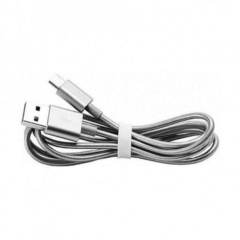 USB кабель Xiaomi Metal USB Type-C Cable 1m Silver