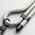 Ремінець для смартфону ArmorStandart Rope Black GlowWhite with Clear holder (ARM86565)