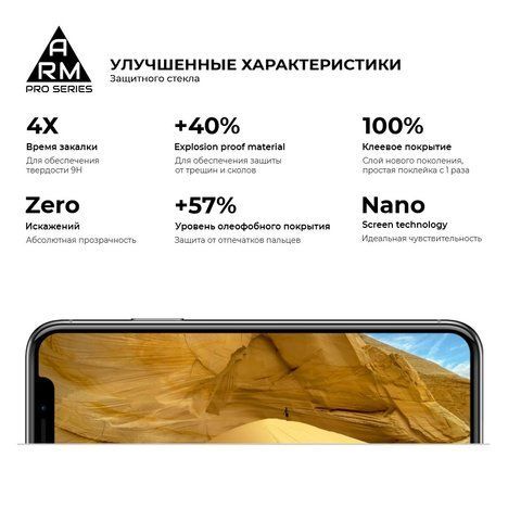 Защитное стекло ArmorStandart Pro для Xiaomi Mi 11i/Poco F3 Black (ARM58921)