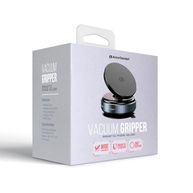 Автомобільний тримач для смартфона ArmorStandart VacuumGripper black (ARM82880)