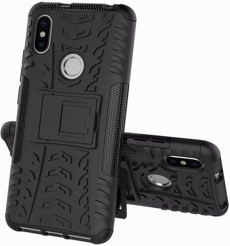 Чехол-накладка TOTO Dazzle kickstand 2 in 1 phone case Xiaomi Redmi S2 Black