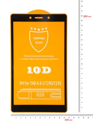 Защитное стекло BeCover для Samsung Galaxy Tab A 8.0 (2019) T290/T295/T297 Black (704379)