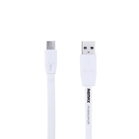 Зарядный кабель Remax Full Speed RC-001m microUSB White 2m (5-012)