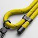 Ремінець для смартфону ArmorStandart Rope Black Sunflower with Clear holder (ARM67201)