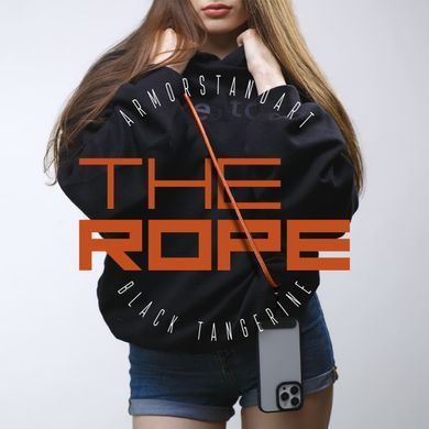Ремінець для смартфону ArmorStandart Rope Black Tangerine with Dark holder (ARM76094)