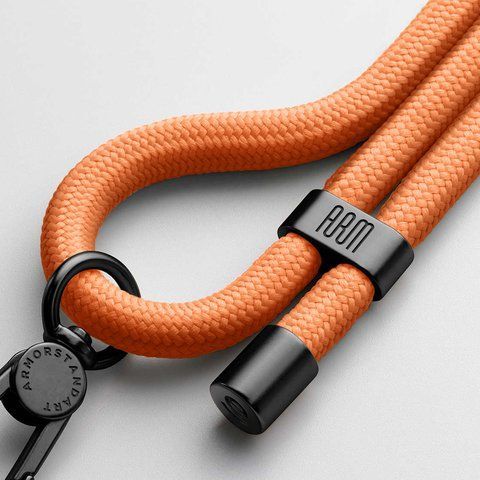 Ремінець для смартфону ArmorStandart Rope Black Tangerine with Dark holder (ARM76094)