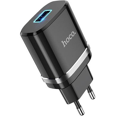 СЗУ Hoco N1 Ardent Black 1USB (2.4A)