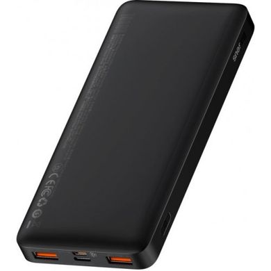 Внешний аккумулятор (Power Bank) Baseus Power Bank Bipow 2USB+Type-C QC&PD3.0 20W 10000 mAh Black