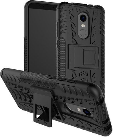 Чехол-накладка TOTO Dazzle kickstand 2 in 1 phone case Xiaomi Redmi 5 Plus Black
