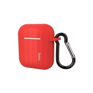 Чехол Hoco WB10 AirPods Silicone Case Red