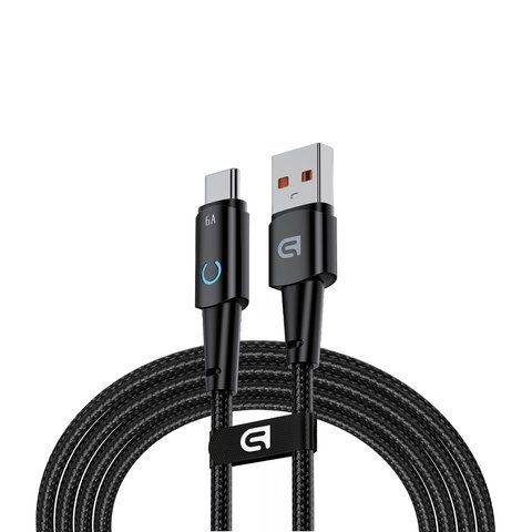 Кабель USB Type-C ArmorStandart AT-C6 USB Type-C to USB Type-C 60W 1.2m Black (ARM75869)