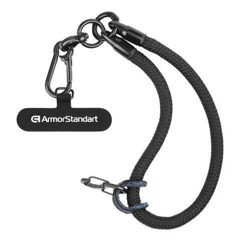 Ремінець для смартфону ArmorStandart S-Rope Black Onyx with Dark holder (ARM76103)