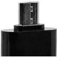 OTG Кабель MicroUSB Short Black