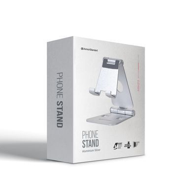 Тримач для смартфона ArmorStandart Тримач для телефона ARH212 Aluminium Silver (ARM77752)