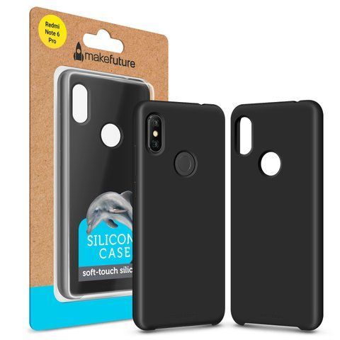 MakeFuture Накладка Silicone Case Xiaomi Redmi Note 6 Pro Black