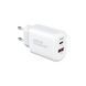Мережевий зарядний пристрій ArmorStandart Poweraze 45W GaN White (ARM90431)