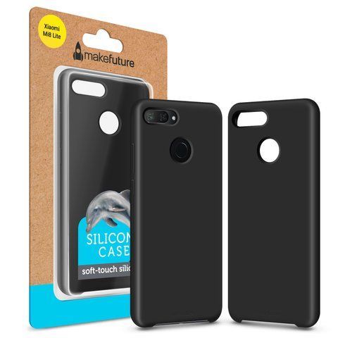 MakeFuture Накладка Silicone Case Xiaomi Mi8 Lite Black
