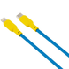 Кабель USB Gelius Full Silicon GP-UCN001CL Type-C to Lightning (1.2m) (20W) Yellow/Blue