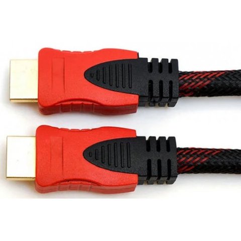 DM HDMI-HDMI HD Video Cable 5.0m Black/Red