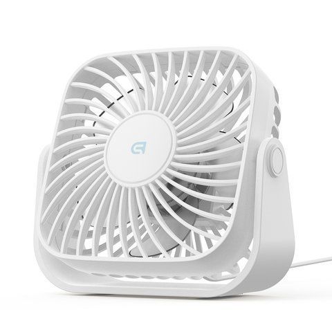 Вентилятор настільний ArmorStandart WindDot AF1 USB-A White (ARM85146)