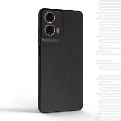 Чохол ArmorStandart Matte Slim Fit для Motorola G24 Camera cover Black