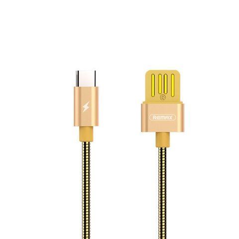 Зарядный кабель Remax Silver Serpent RC-080a Type-C Gold 1m
