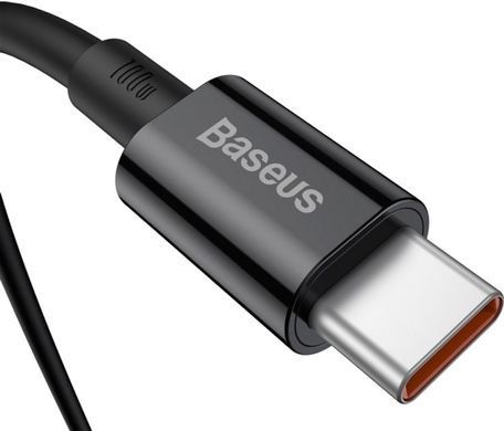 Кабель USB Type-C Baseus Superior Series Fast Charging Type-C to Type-C PD 1m Black (CATYS-B01)