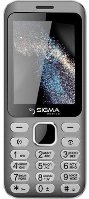 мобильный телефон Sigma mobile X-style 33 Steel Grey