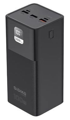 Повербанк (Powerbank) Sigma mobile X-power SI50A6QLX 50000mAh Black