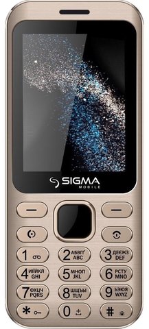 мобильный телефон Sigma mobile X-style 33 Steel Gold