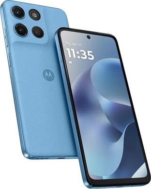 Смартфон Motorola Moto G17 Power 8/256GB Alaskan Blue (PBBM0004, PBBM0002)