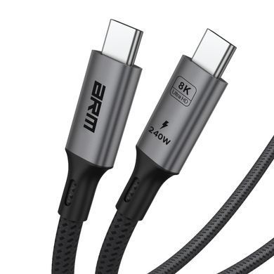 Кабель USB Type-C ArmorStandart USB 4.0 Type-C to USB Type-C 240W 1m Black (ARM81921)