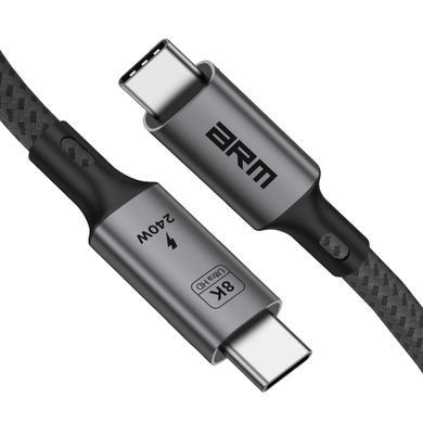 Кабель USB Type-C ArmorStandart USB 4.0 Type-C to USB Type-C 240W 1m Black (ARM81921)