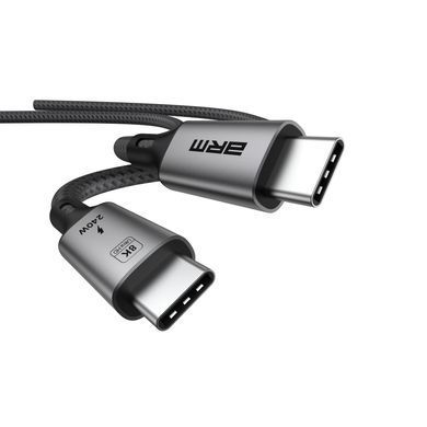 Кабель USB Type-C ArmorStandart USB 4.0 Type-C to USB Type-C 240W 1m Black (ARM81921)