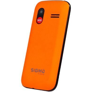 Мобильный телефон (бабусефон) Sigma mobile Comfort 50 HIT Black-Orange