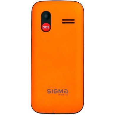Мобильный телефон (бабусефон) Sigma mobile Comfort 50 HIT Black-Orange