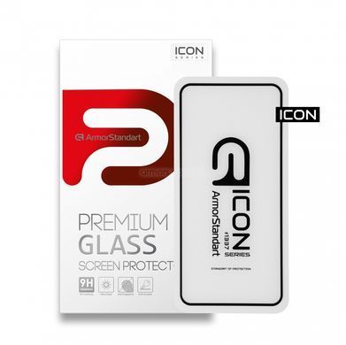 Защитное стекло Armorstandart Icon для Realme С2 Black (ARM56298-GIC-BK)