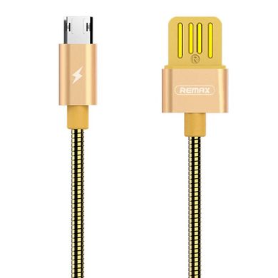 Зарядный кабель Remax Silver Serpent RC-080m MicroUSB Gold 1m