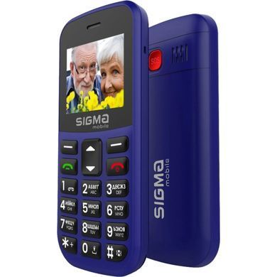 Мобильный телефон (бабусефон) Sigma mobile Comfort 50 CF115 EASY Blue
