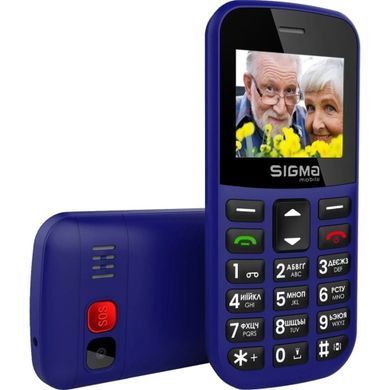 Мобильный телефон (бабусефон) Sigma mobile Comfort 50 CF115 EASY Blue