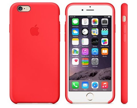 Чехол Силиконовый Original Silicone Case iPhone 6/6s Red(10000137)