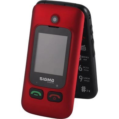 Мобільний телефон Sigma mobile Comfort 50 Shell Duo Type-C Black-Red