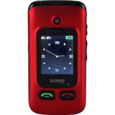 Мобільний телефон Sigma mobile Comfort 50 Shell Duo Type-C Black-Red